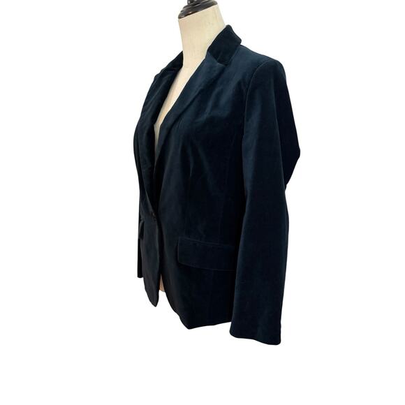 Drapers‎ & Damon’s Velvet Blazer Dark Blue PS Dark Academia Fall Winter Holiday - Picture 4 of 14